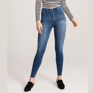 ABERCROMBIE AND FITCH The Jean Legging High Rise 4
